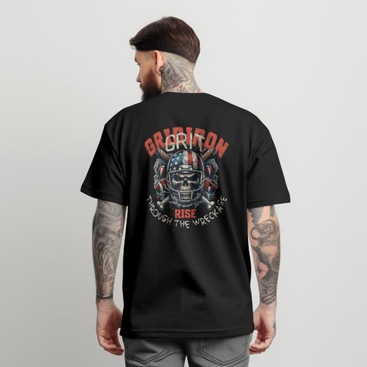 Gridiron Grit Half Sleeve T-shirt