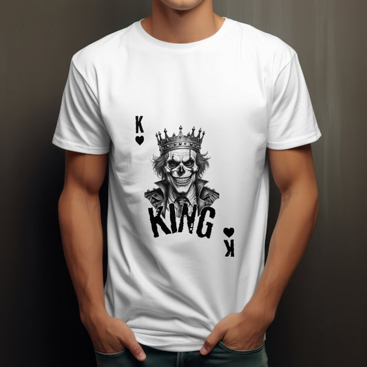 Poker king half sleeve T-shirt