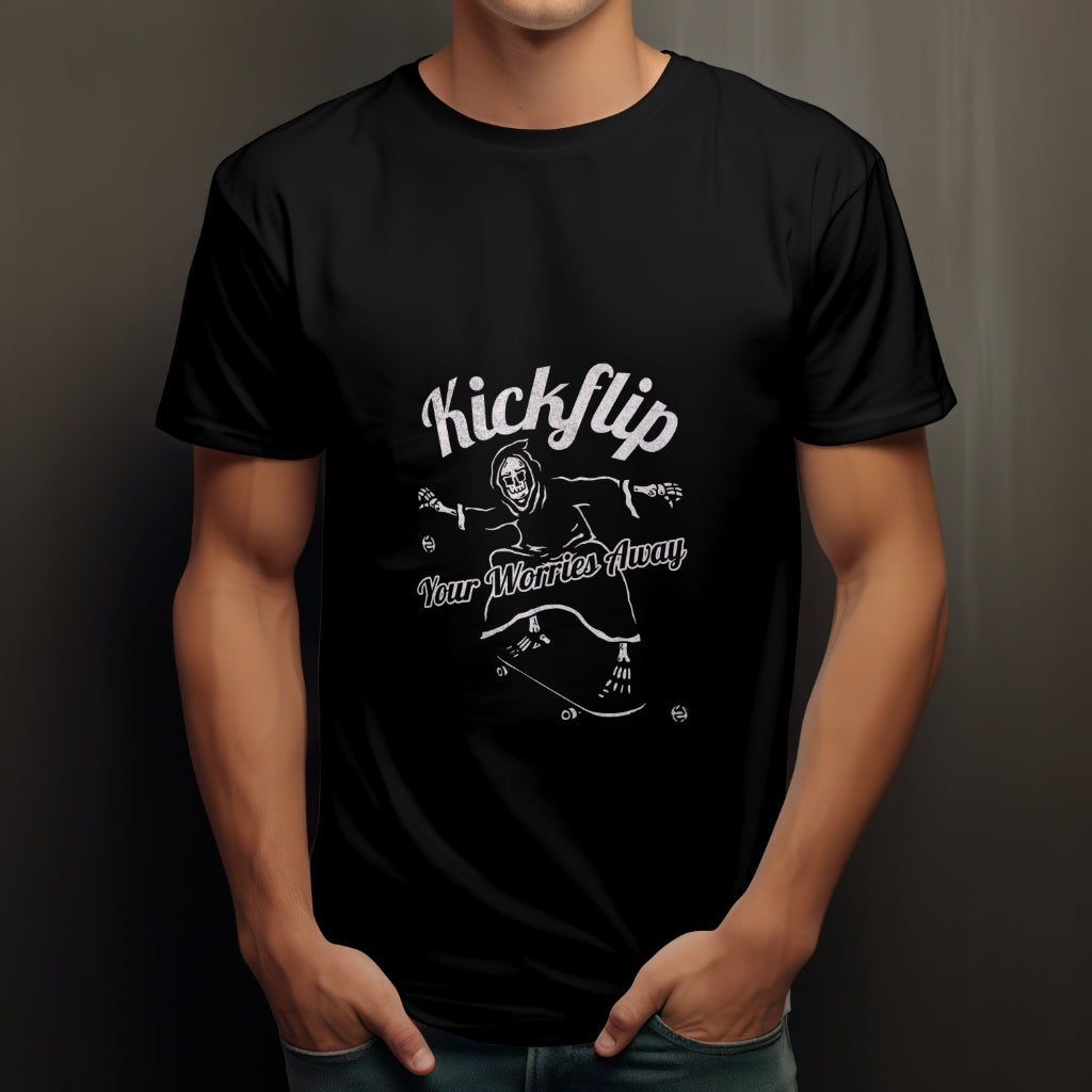 Kick-flip Half sleeve T-shirt