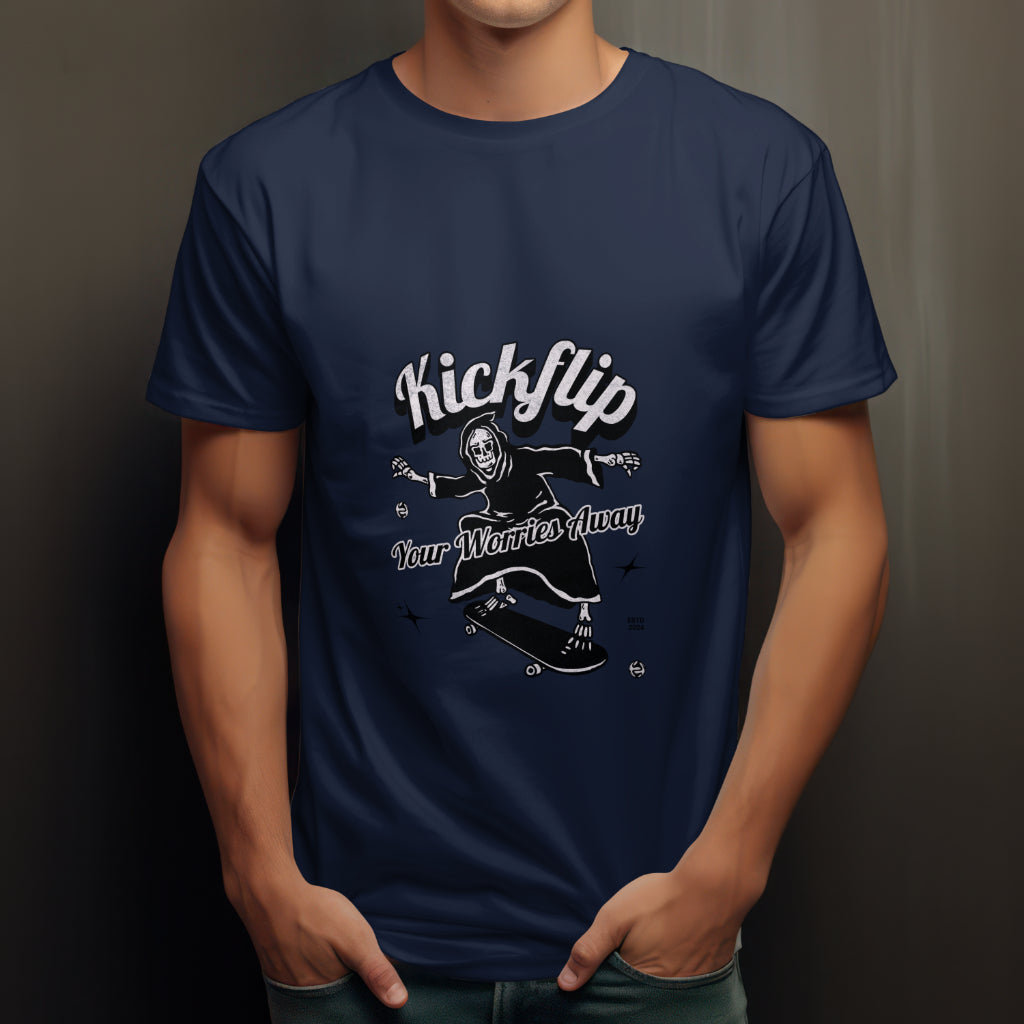 Kick-flip Half sleeve T-shirt