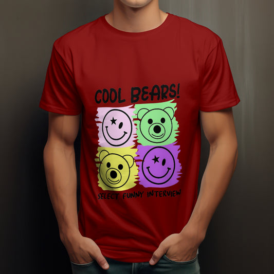 Cool bears Half sleeve T-shirt