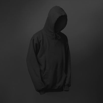 Plain Black Hooded Sweatshirt | Hoodie