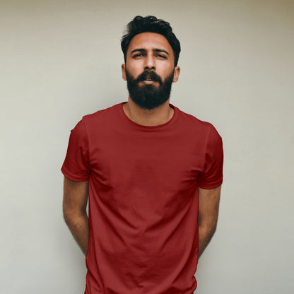 Plain Maroon T-shirt